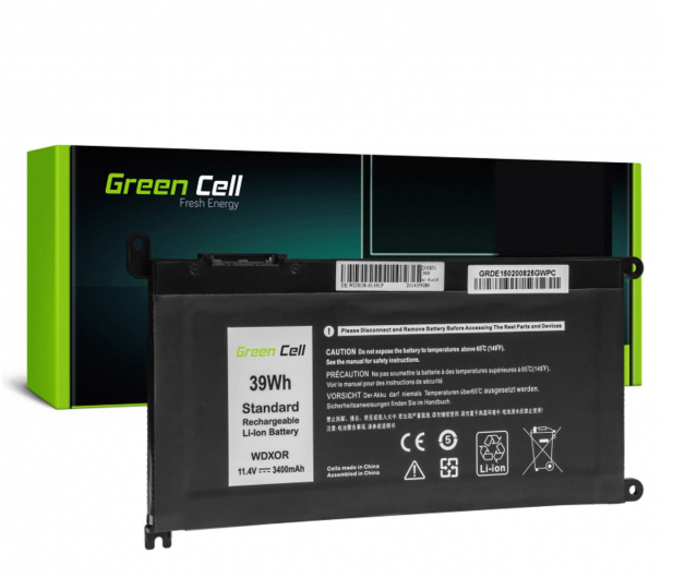 Green Cell Bateria do Dell WDXOR 11,4V 3400mAh DE150 - 669919 - zdjęcie